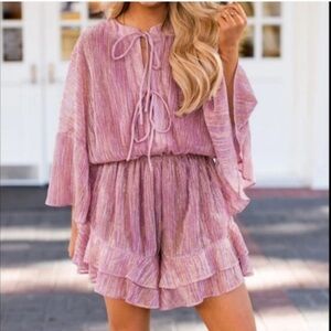 Pink Romper Size Small Impeccable Pig